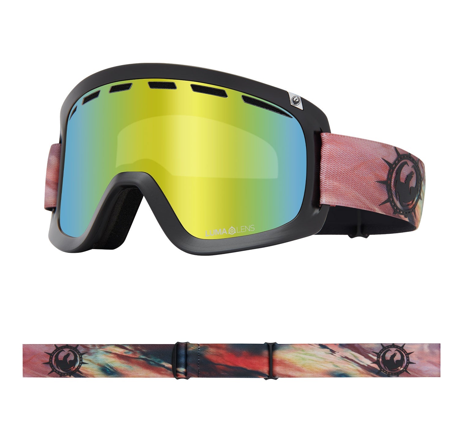 D1 OTG - Burnout with Lumalens Gold Ionized & Lumalens Light Rose Lens