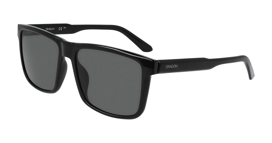 MERIDIEN UPCYCLED - Black with Polarized Lumalens Smoke Lens