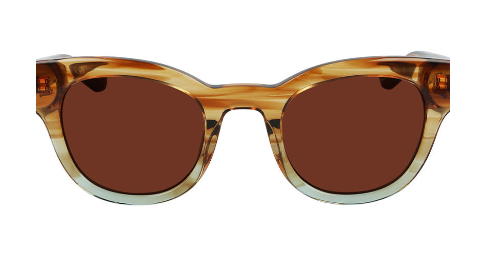 JETT - Brown Teal Gradient with Lumalens Rose Copper Ionized Lens