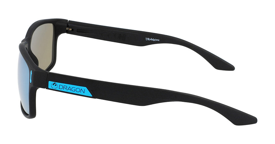 COUNT - Matte Black H2O with Polarized Lumalens Sky Blue Ionized Lens