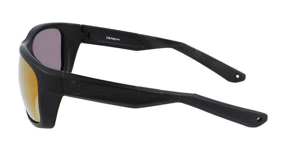 SHORE X - Matte Black H2O with Polarized Lumalens Red Ionized Lens