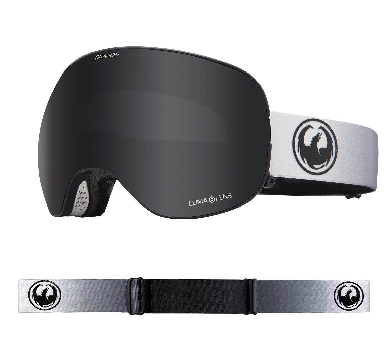 X2 - Fade Black with Lumalens Dark Smoke & Lumalens Flash Blue Lens