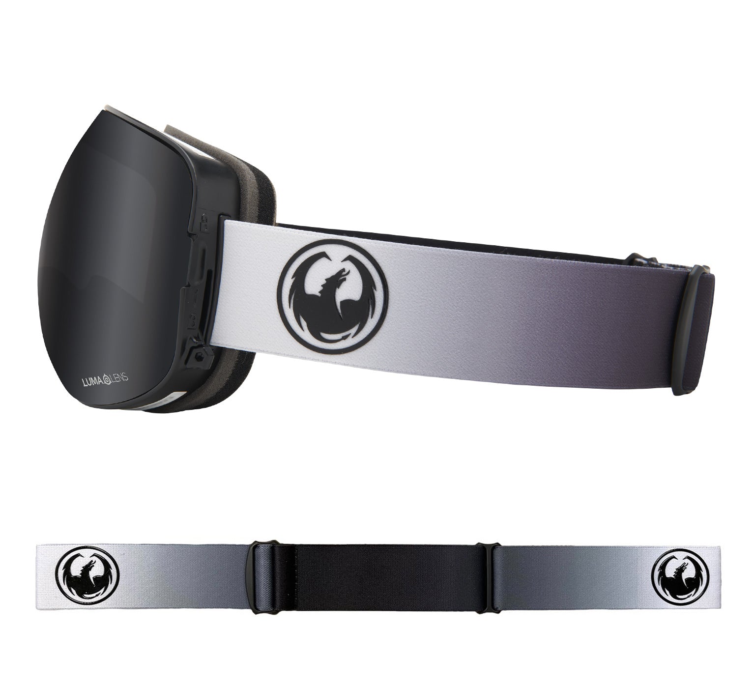 X2 - Fade Black with Lumalens Dark Smoke & Lumalens Flash Blue Lens