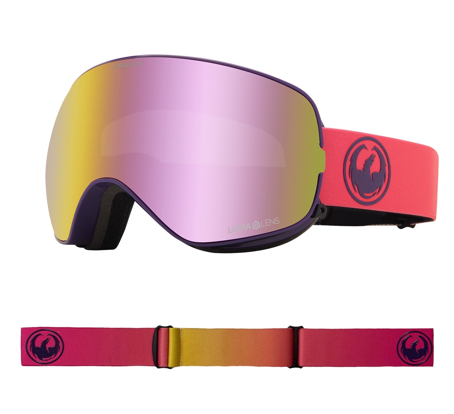 X2s - Fade Pink with Lumalens Pink Ionized & Lumalens Rose Lens