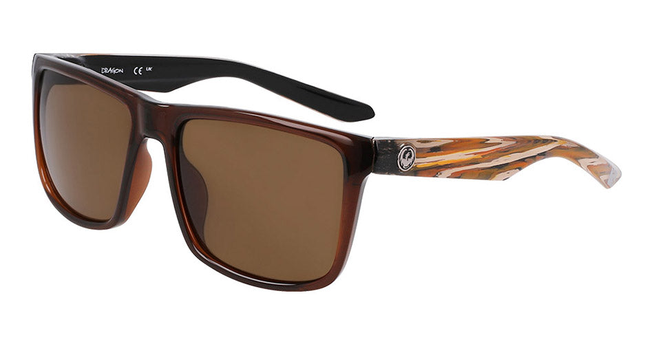MERIDIEN - Brown/Apricot Resin with Polarized Lumalens Brown Lens