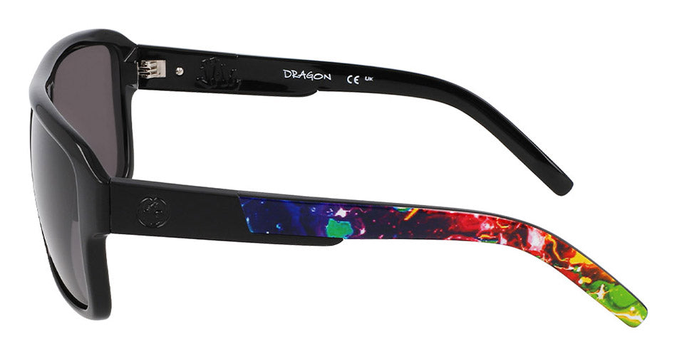 THE JAM - Black/Multi with Polarized Lumalens Smoke Lens