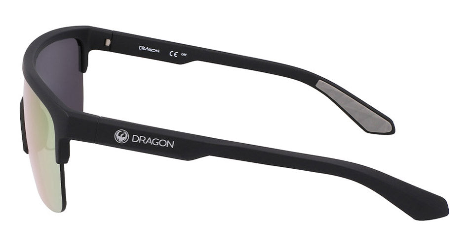 SLOTTED - Matte Black with Lumalens Red Ionized Lens