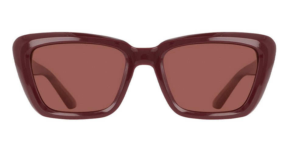 SAGE - Opaque Cherry Laquer with Polarized Lumalens Rose Gold Flash Lens