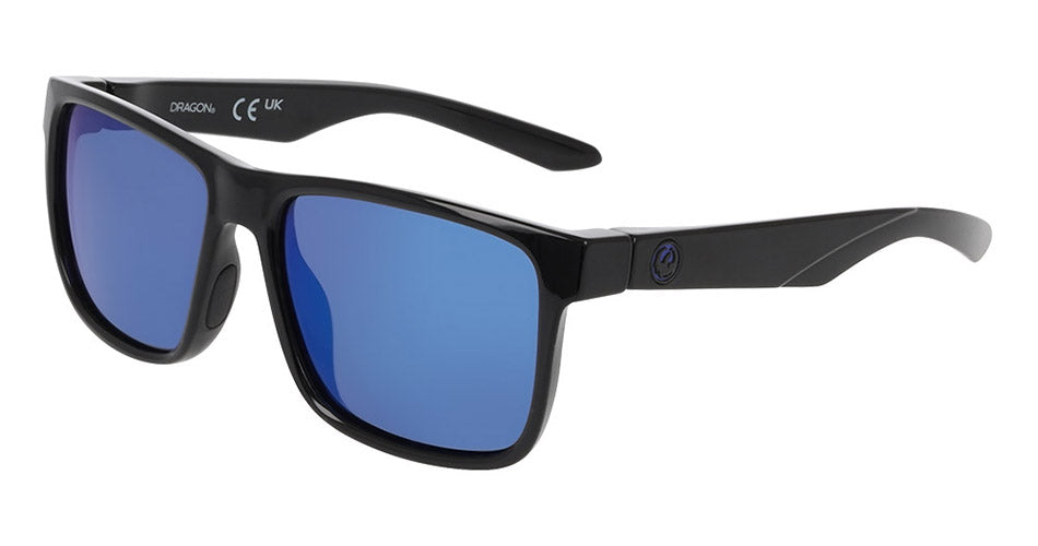 MERIDIEN 2.0 - Shiny Black H2O with Polarized Lumalens Blue Mirror Lens