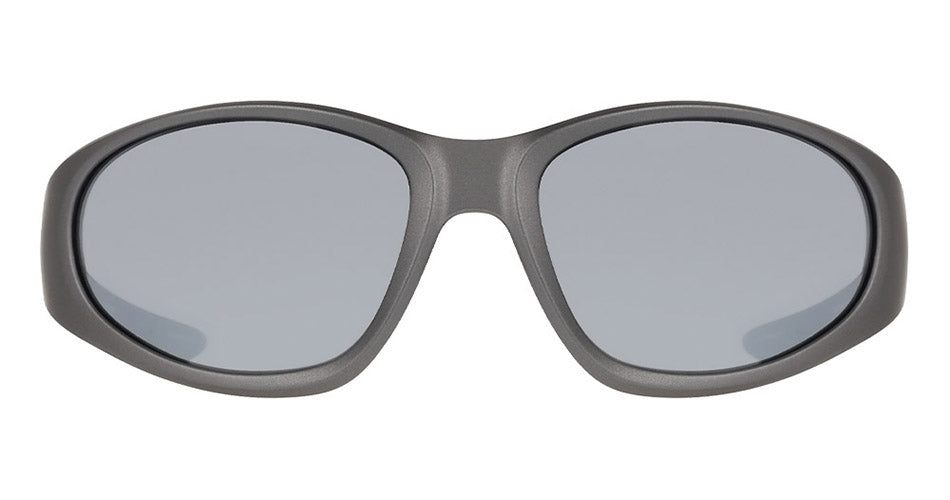 THE BOX 2.0 - Matte Pearl Chrome with Polarized Lumalens Silver Mirror Lens