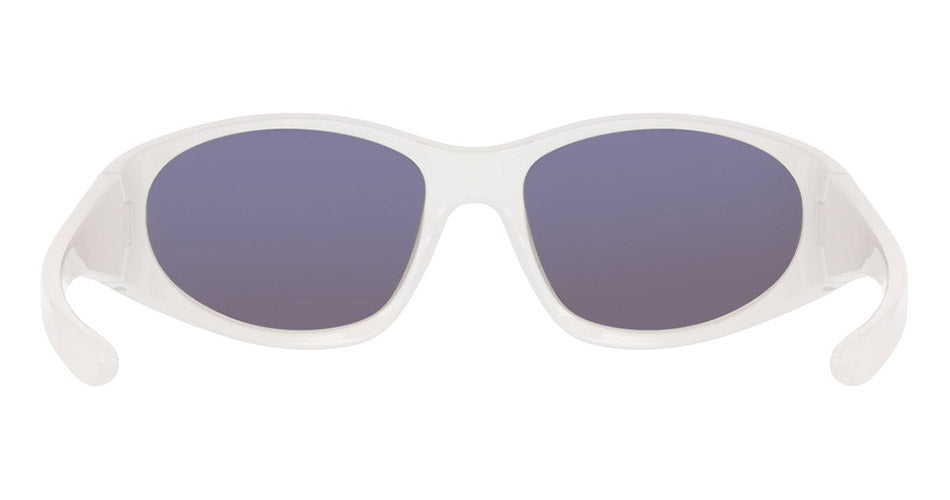 THE BOX 2.0 - Shiny White with Polarized Lumalens Silver Mirror Lens