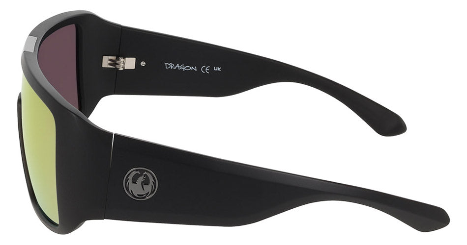 DOMO - Matte Black with Lumalens Red Ionized Lens