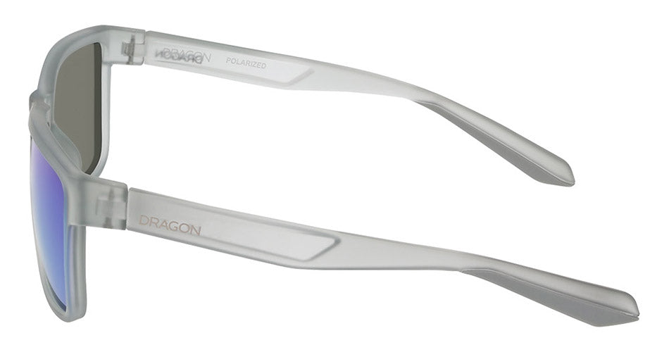 DRS1002 - Matte Smoke with Blue Mirror Lens