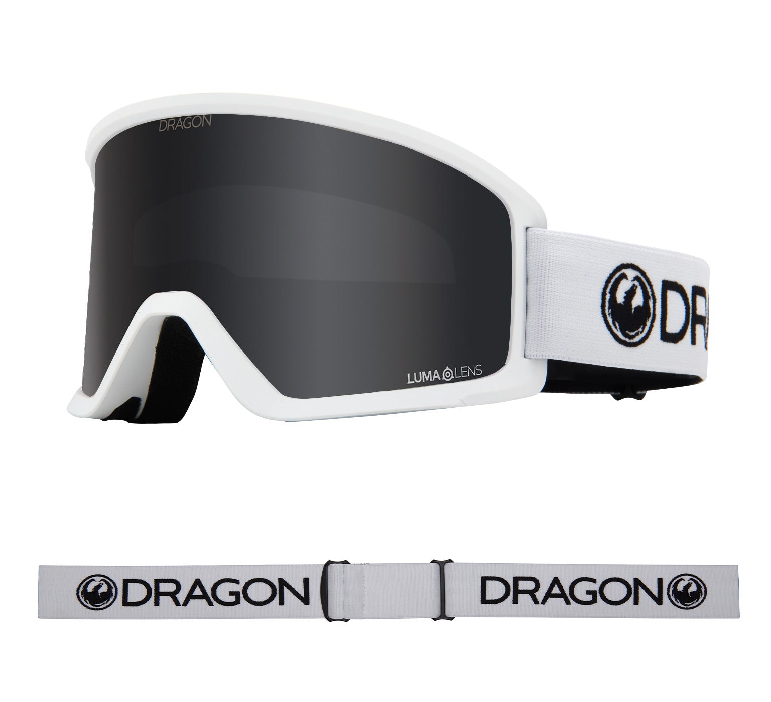 DX3 OTG - White with Lumalens Pink Ionized & Lumalens Dark Smoke Lens