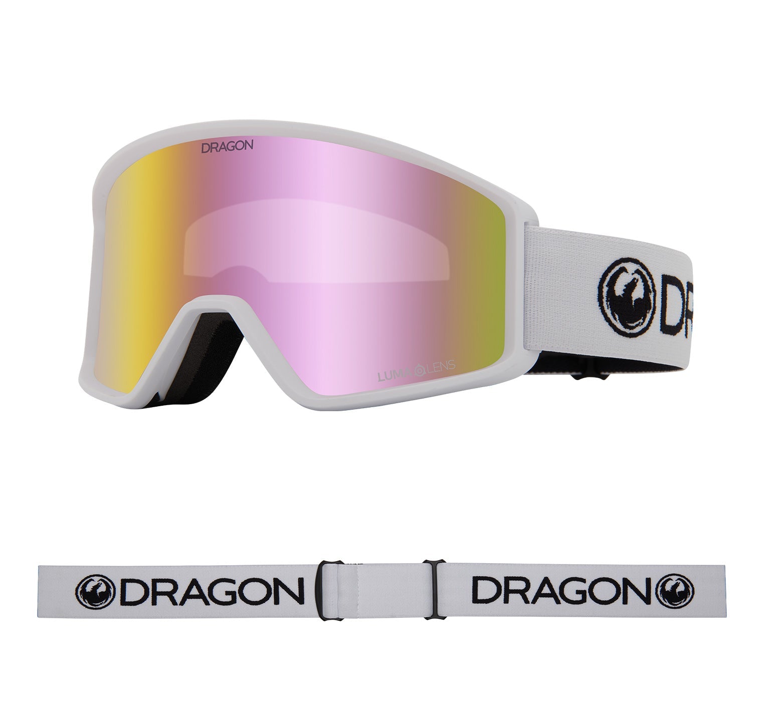 DXT OTG - White with Lumalens Pink Ionized Lens