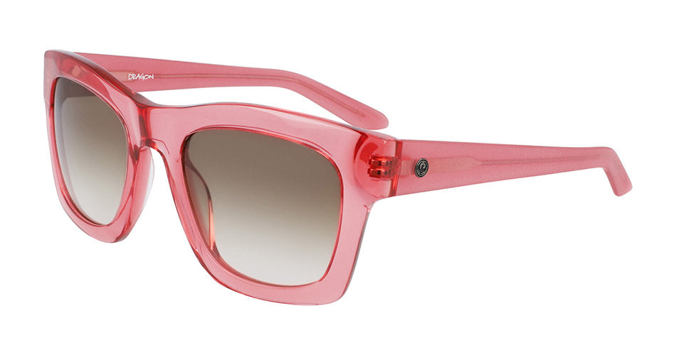 WAVERLY - Rose Crystal with Lumalens Brown Gradient Lens