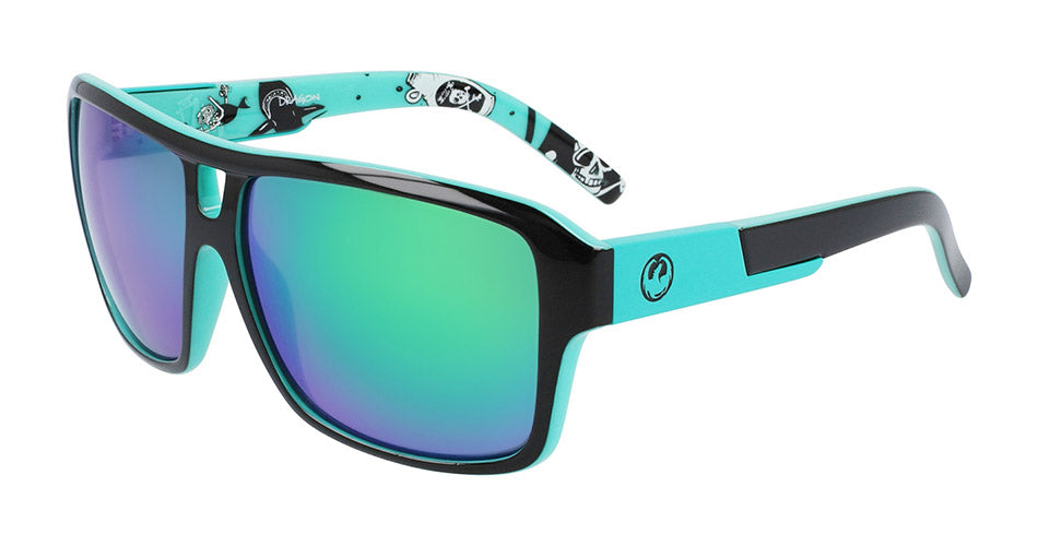 THE JAM - Owen Wright Signature Jet Teal with Lumalens Green Ionized Lens