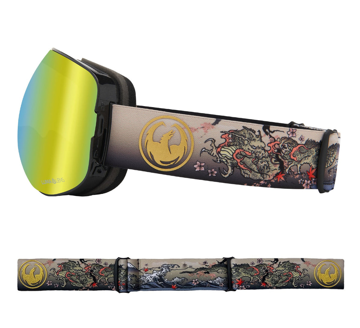 X2 - Edo with Lumalens Gold Ionized & Lumalens Light Rose Lens