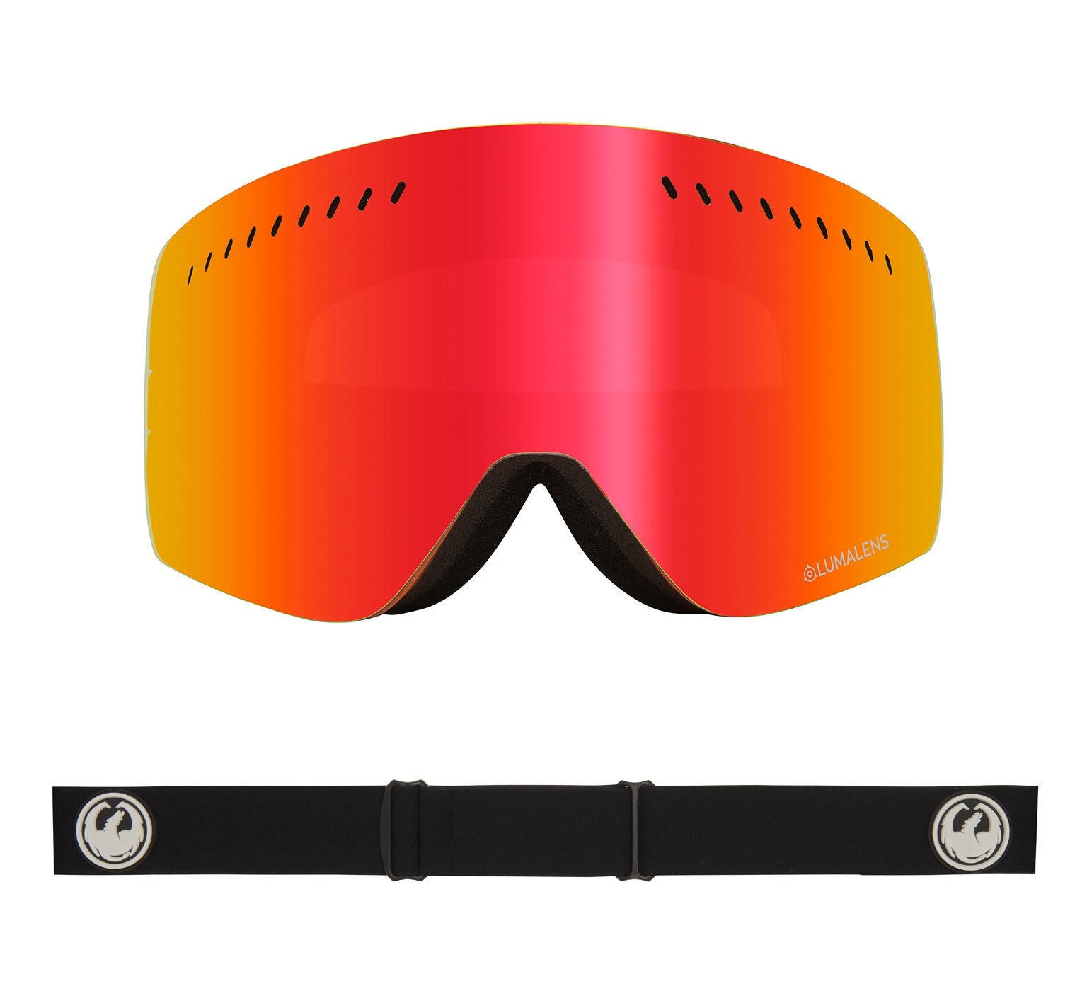 NFXS - Black with Lumalens Red Ionized & Lumalens Rose Lens