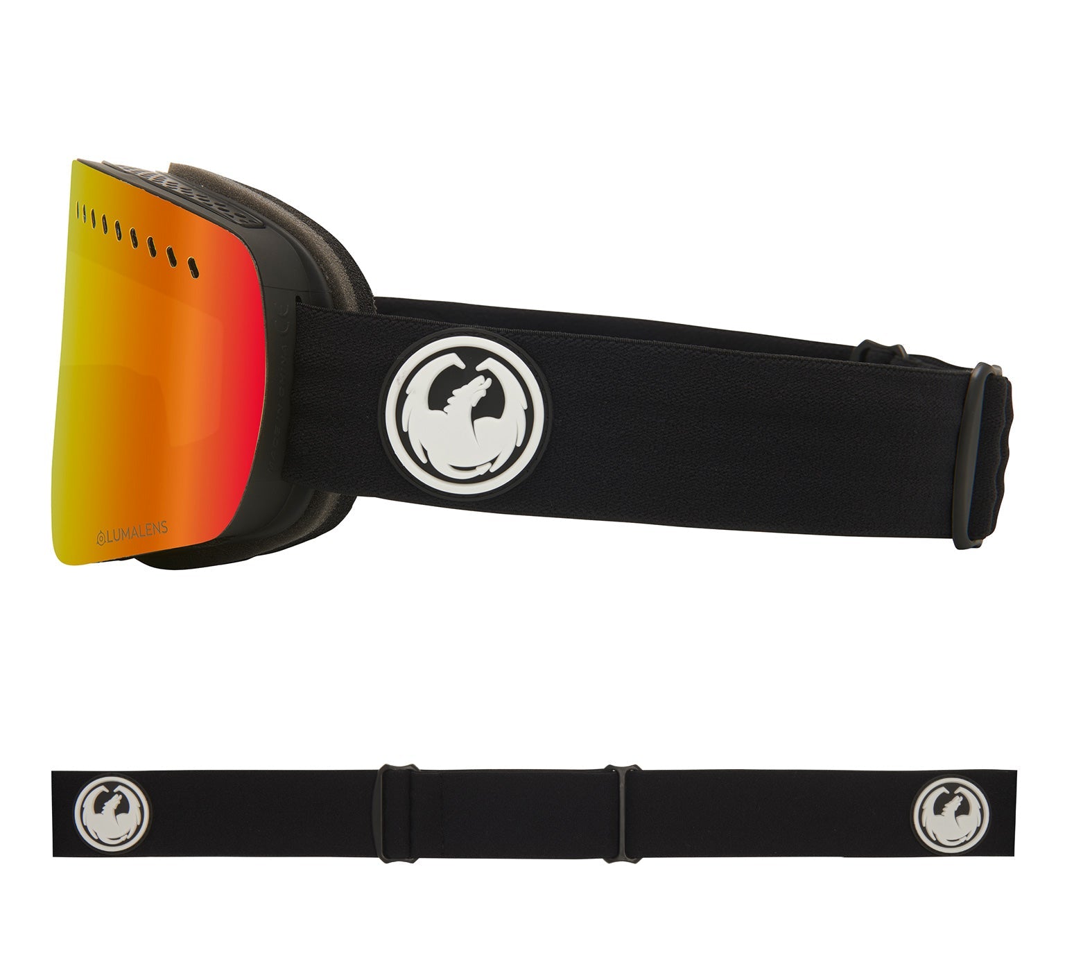 NFXS - Black with Lumalens Red Ionized & Lumalens Rose Lens