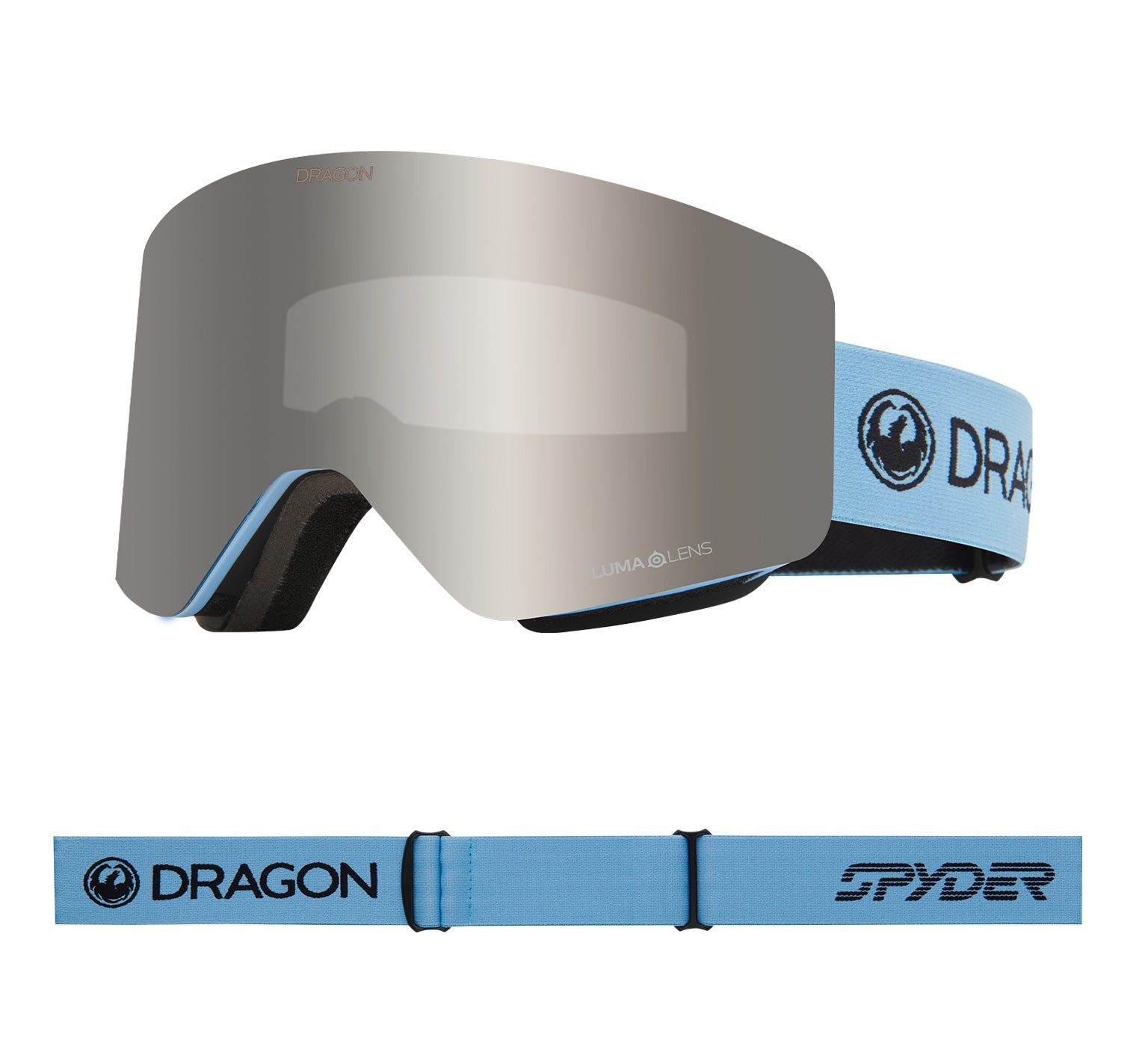 R1 OTG - Blue Drift Spyder Collab with Lumalens Silver Ionized & Lumalens Amber Lens