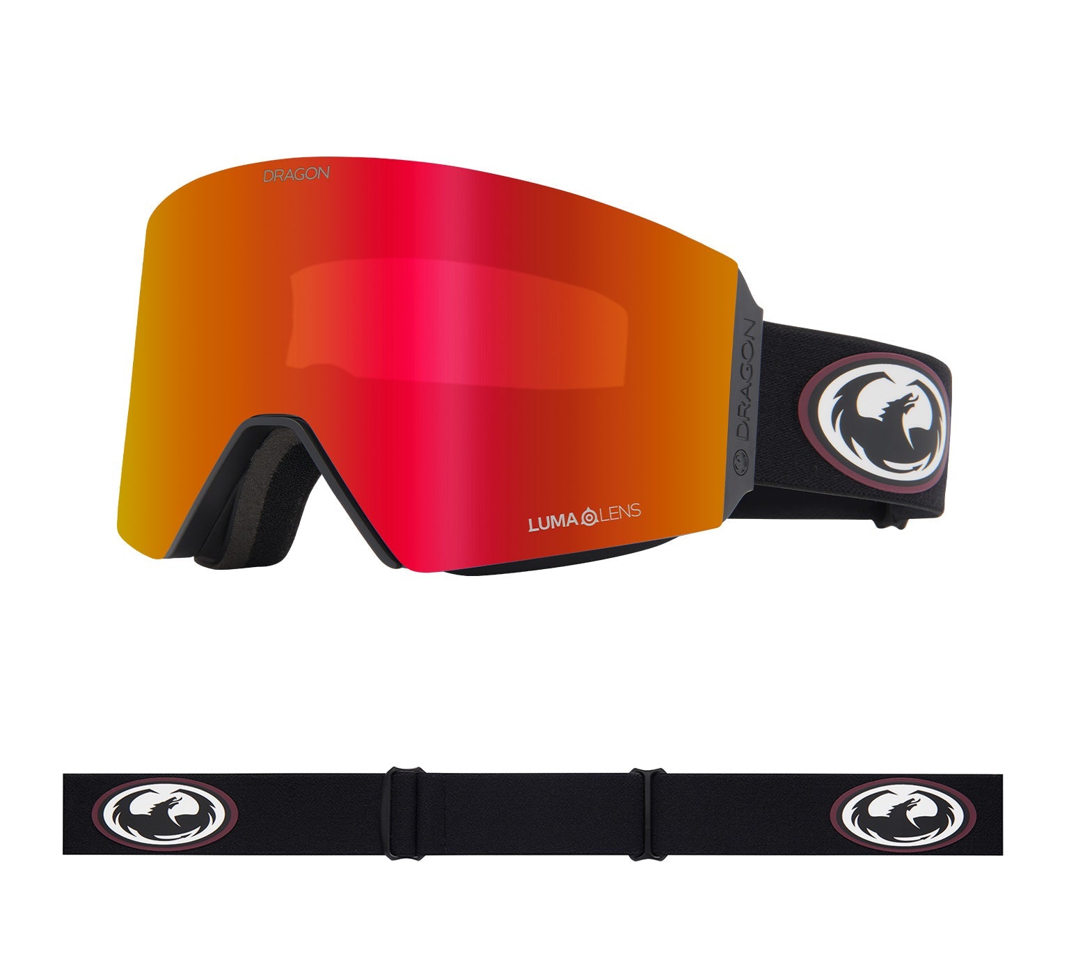 RVX MAG OTG - Old Skool with Lumalens Red Ionized & Lumalens Light Rose Lens
