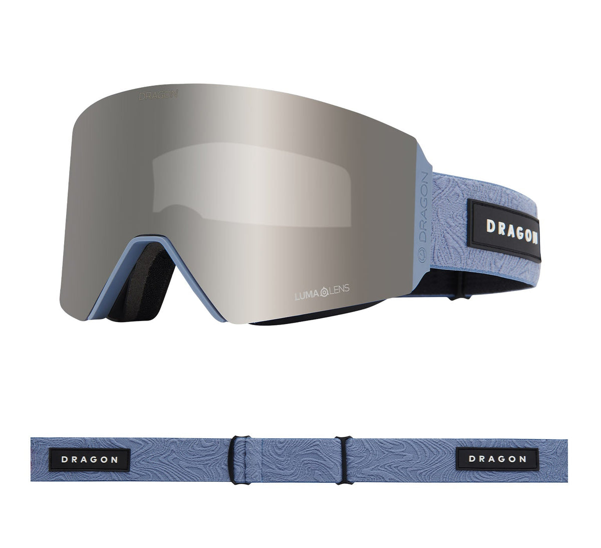 RVX MAG OTG - Steel Blue with Lumalens Silver Ionized &amp; Lumalens Amber Lens