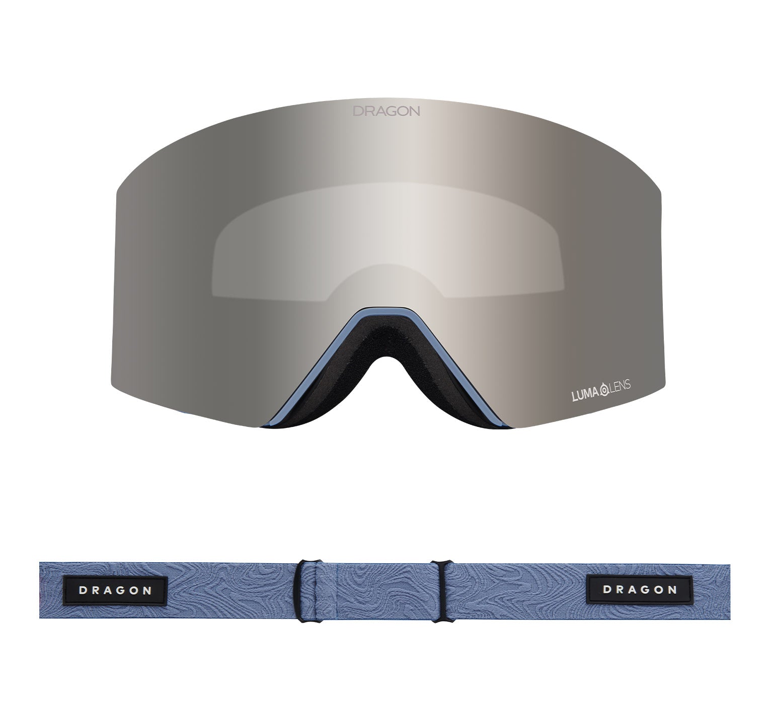 RVX MAG OTG - Steel Blue with Lumalens Silver Ionized & Lumalens Amber Lens