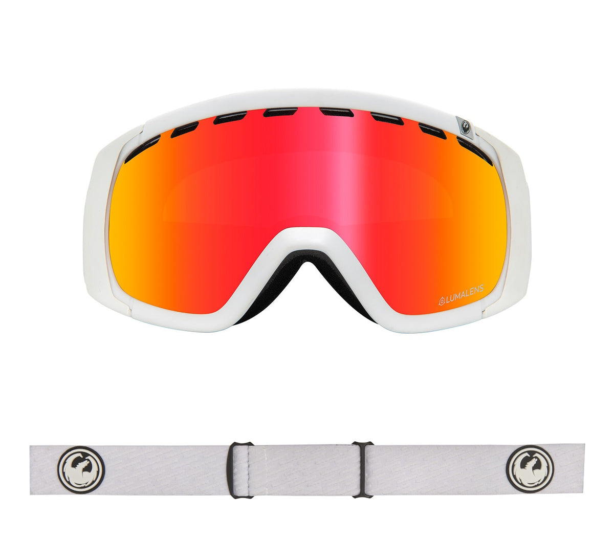 ROGUE - PK White with Lumalens Red Ionized & Lumalens Pink Ionized Lens
