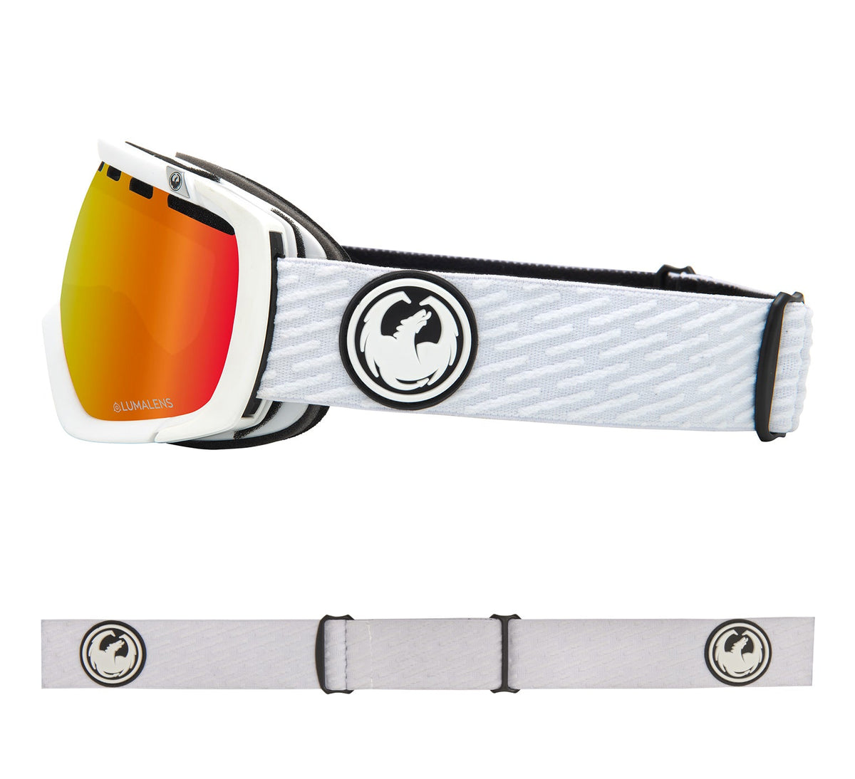 ROGUE - PK White with Lumalens Red Ionized & Lumalens Pink Ionized Lens