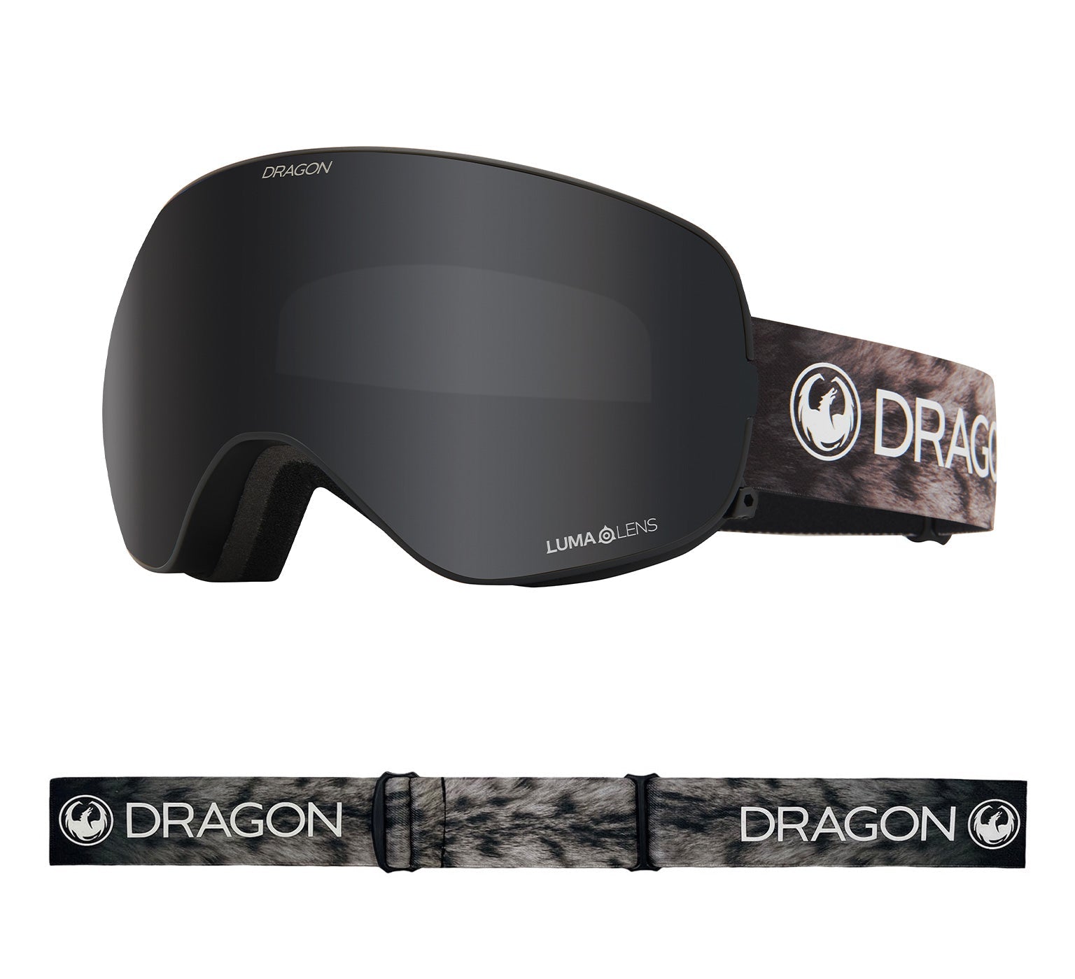X2s - Snow Leopard with Lumalens Dark Smoke & Lumalens Light Rose Lens