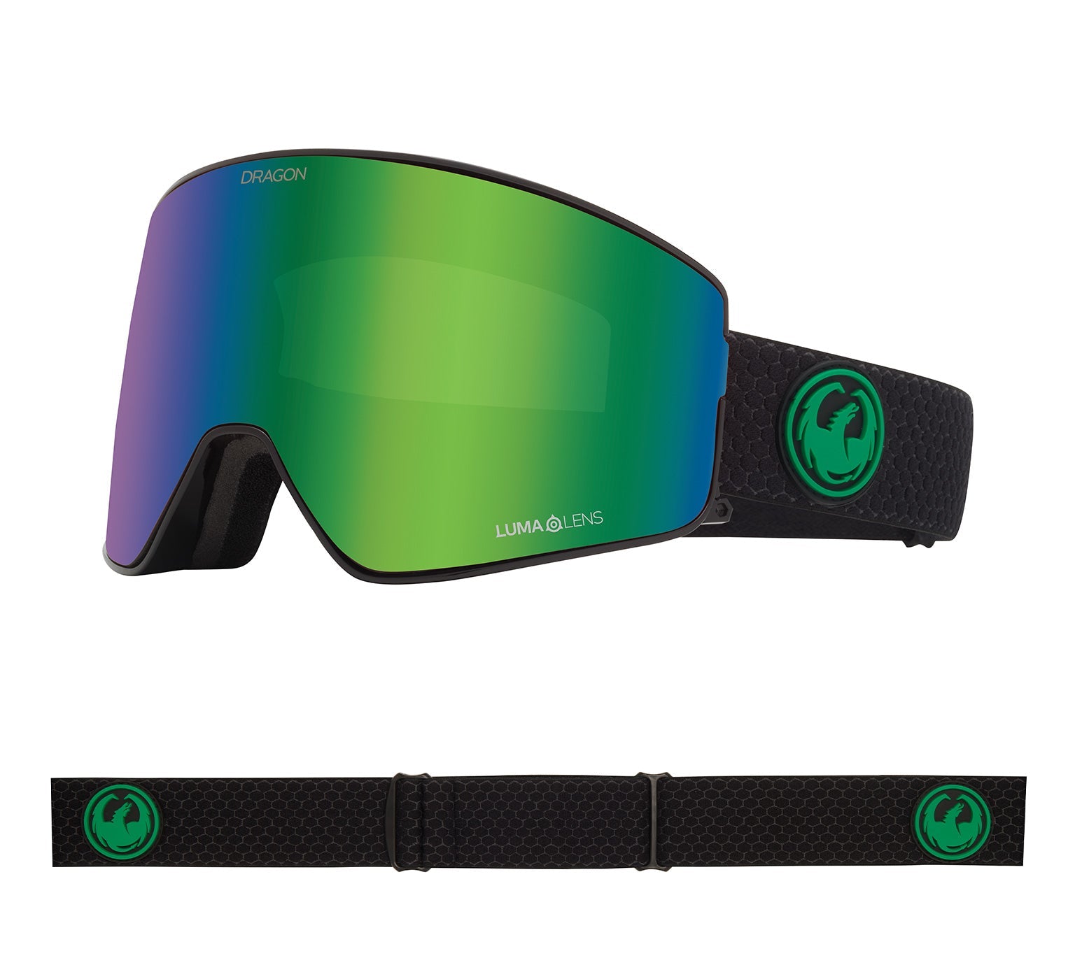 PXV2 - Split with Lumalens Green Ionized & Lumalens Amber Lens