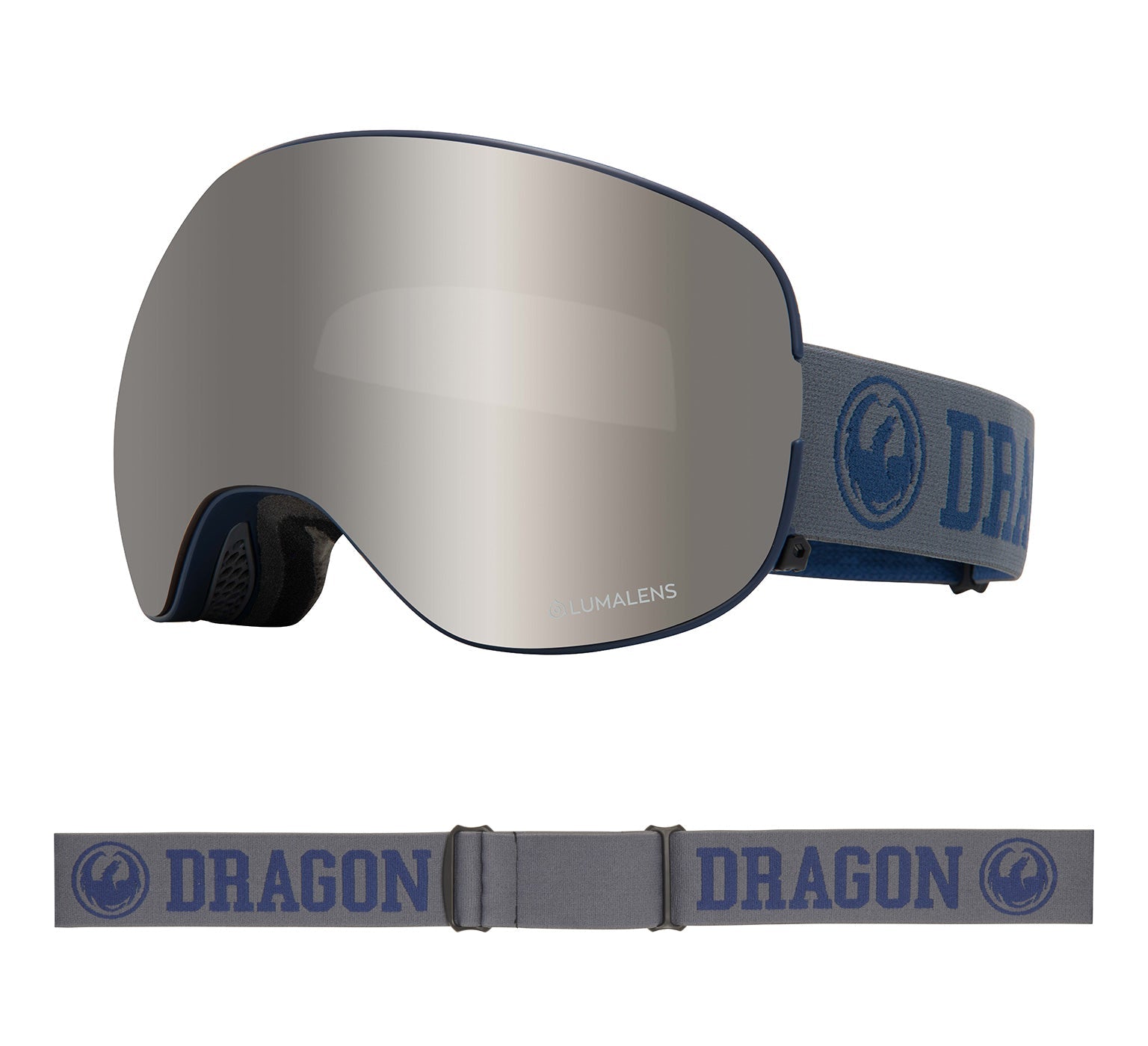 X2 - Collegiate with Lumalens Silver Ionized & Lumalens Flash Blue Lens