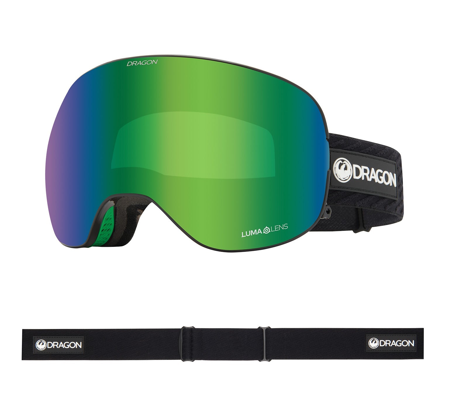 X2 - Icon Green with Lumalens Green Ionized & Lumalens Amber Lens